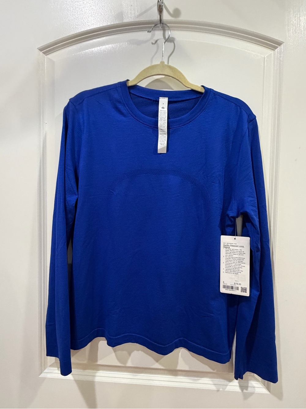 lululemon athletica Women’s Blue Swiftly Relaxed long sleeve